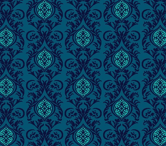 D108 cami halısı deseni, Turkuaz