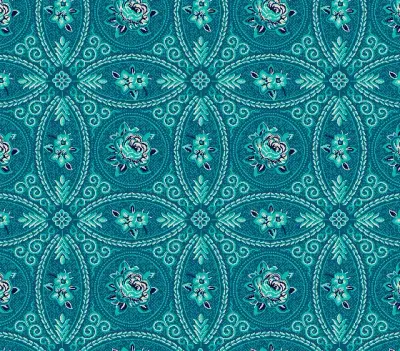 D239 cami halısı deseni, Turkuaz