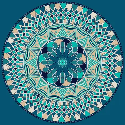 G175_B cami halısı deseni