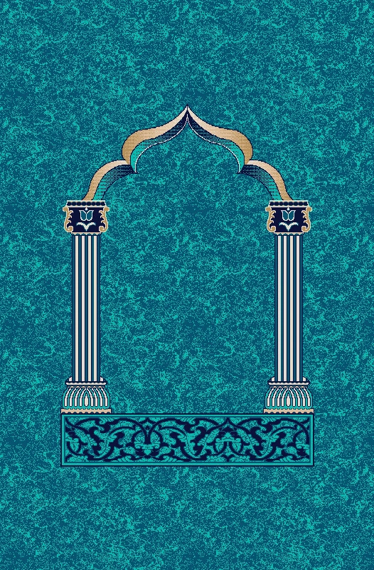 M103 cami halısı deseni, Turkuaz
