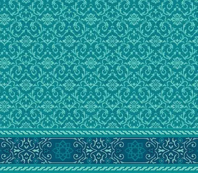 S156 cami halısı deseni, Turkuaz