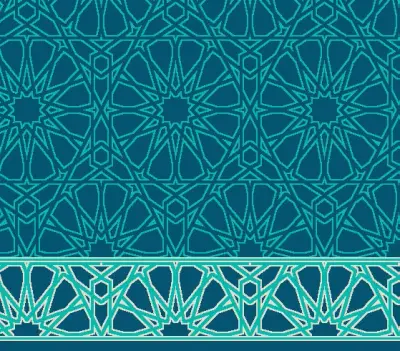 S196 cami halısı deseni, Turkuaz