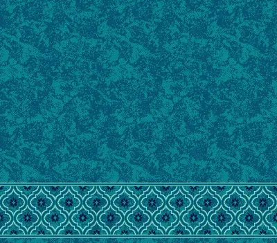 S475 cami halısı deseni, Turkuaz