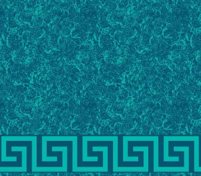 S632 cami halısı deseni, Turkuaz