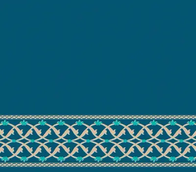S783 cami halısı deseni, Turkuaz