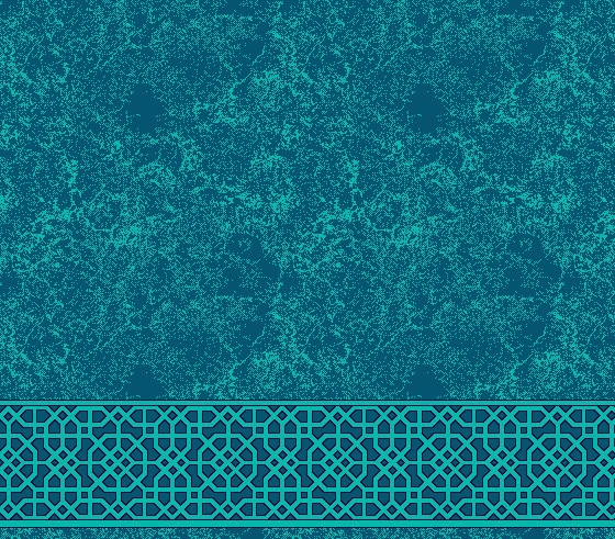 S891 cami halısı deseni, Turkuaz