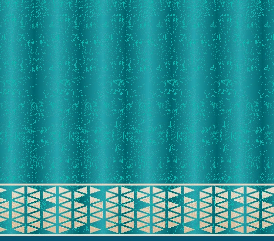 S937 cami halısı deseni, Turkuaz