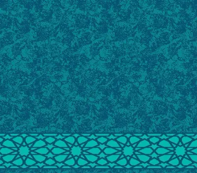 S987 cami halısı deseni, Turkuaz