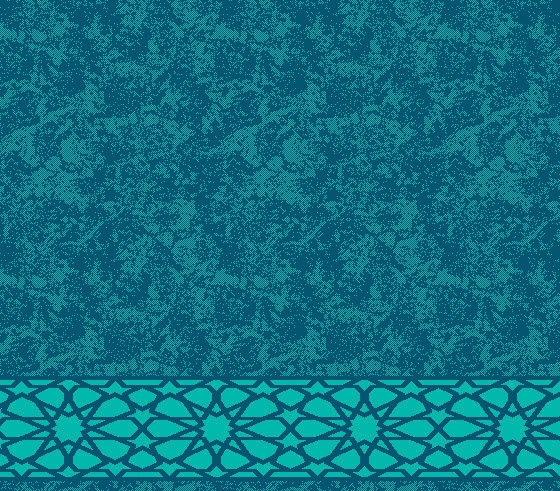 S987 cami halısı deseni, Turkuaz