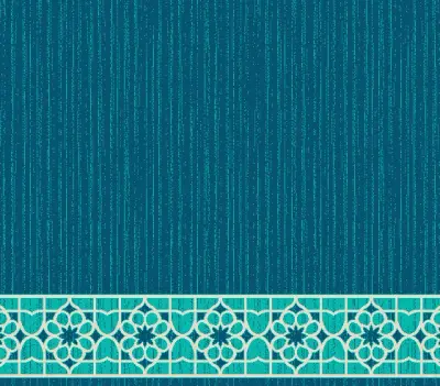 S993 cami halısı deseni, Turkuaz