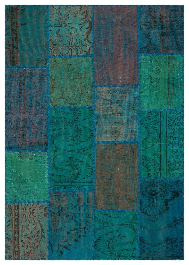 Apex Patchwork Unique Turkuaz 33872 - görsel 1