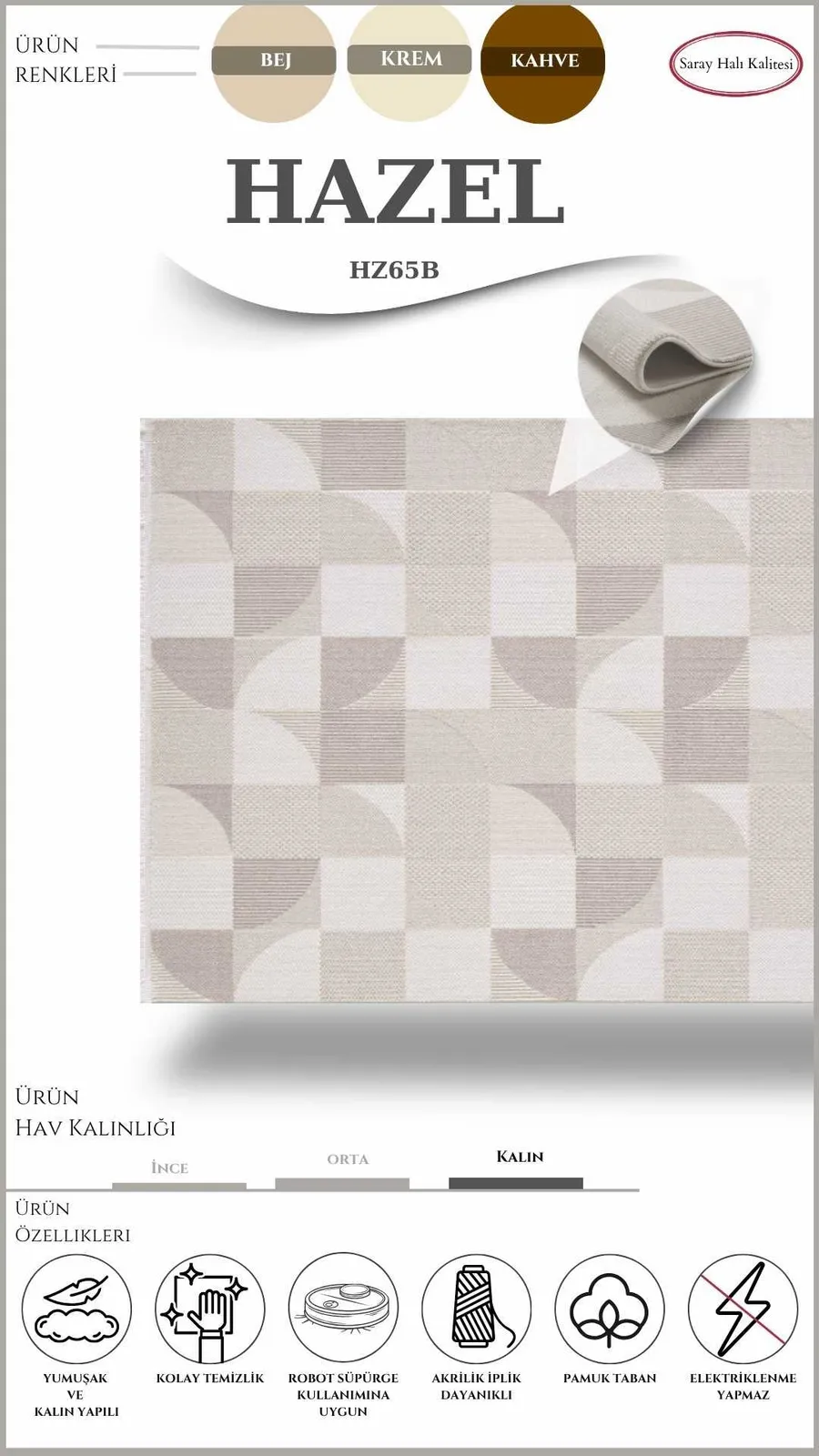 Saray Hazel HZ65B - görsel 2