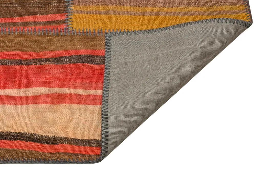 Apex Kilim Patchwork Unique Naturel 36368 - görsel 2