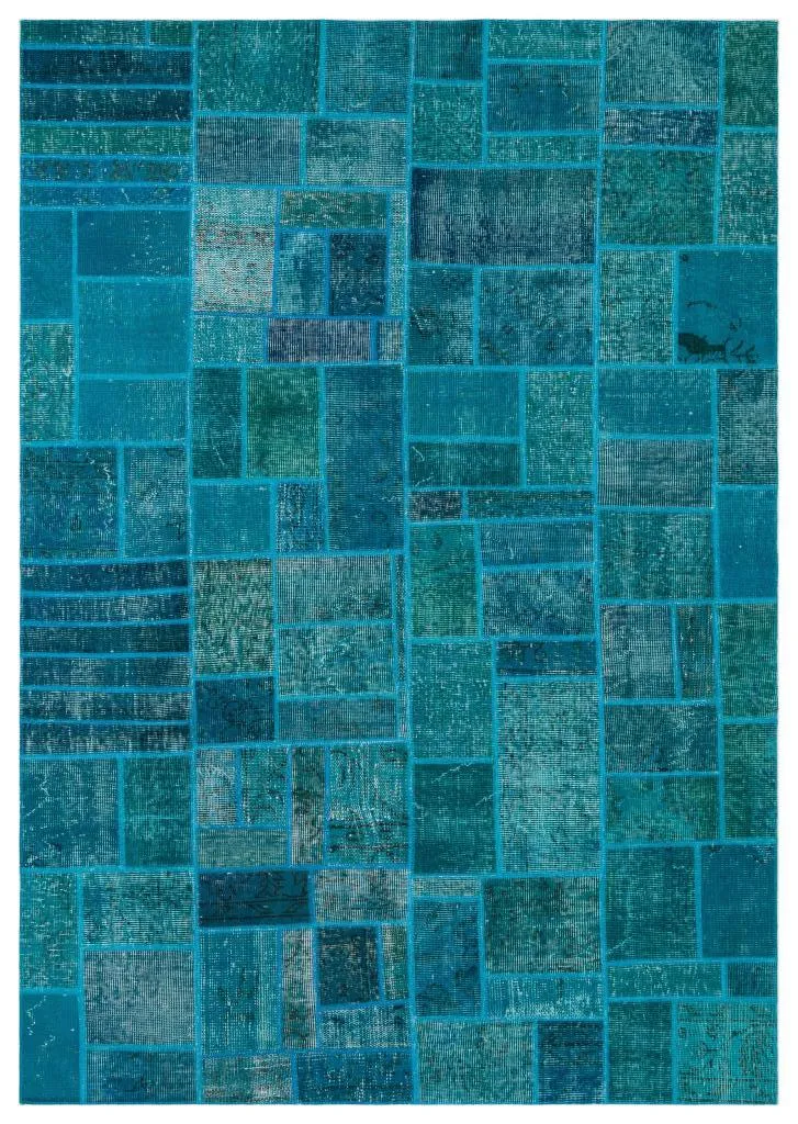 Apex Patchwork Unique Turkuaz 33887 - görsel 1