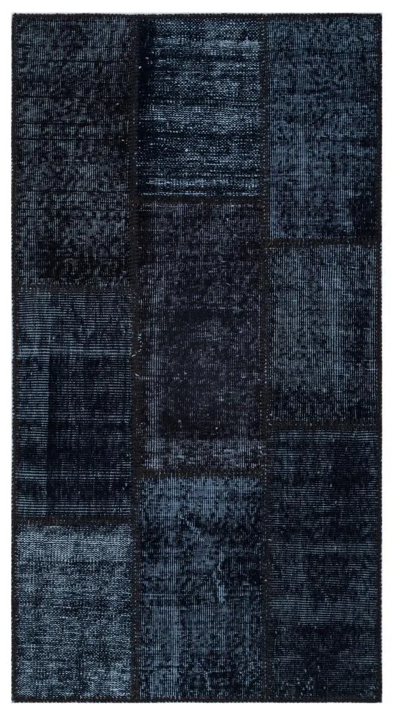 Apex Patchwork Halı Siyah 25928 - görsel 1