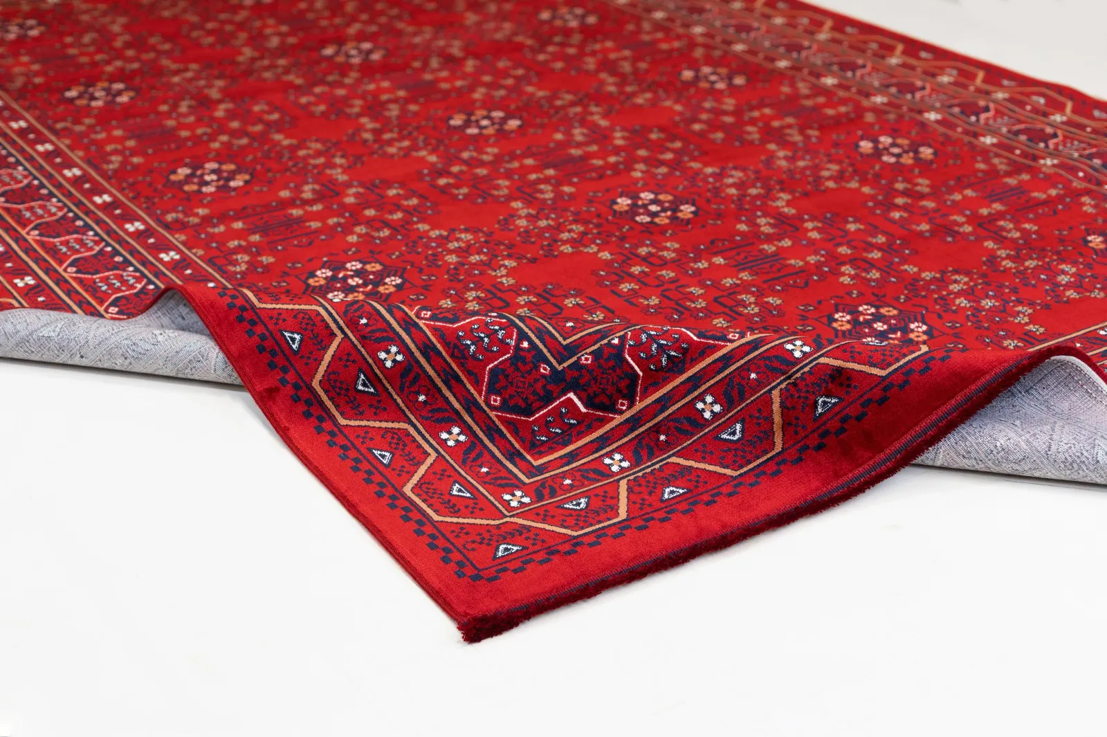 Quka Afgan 114 Bordo Halı - görsel 2
