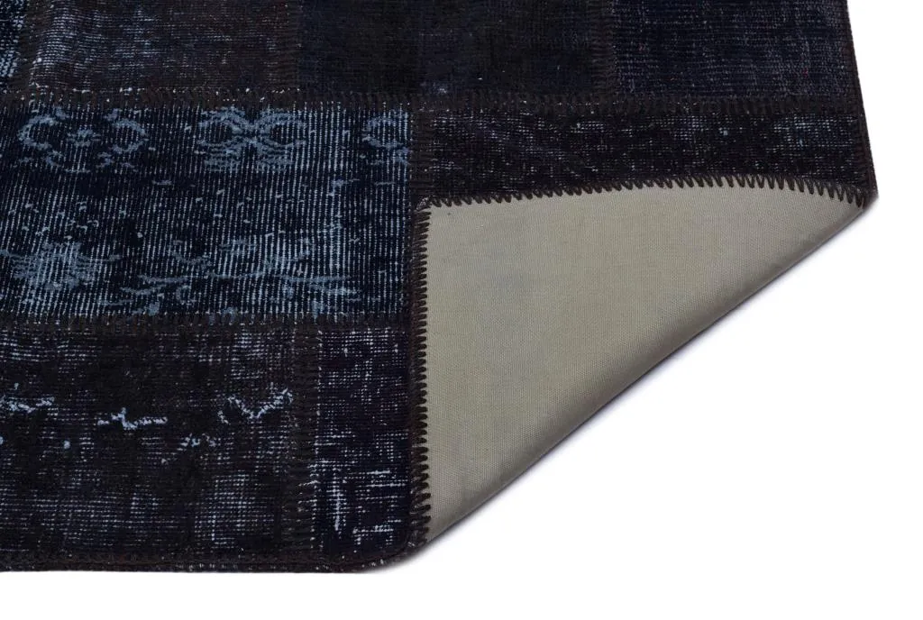 Apex Patchwork Halı Siyah 26141 - görsel 2