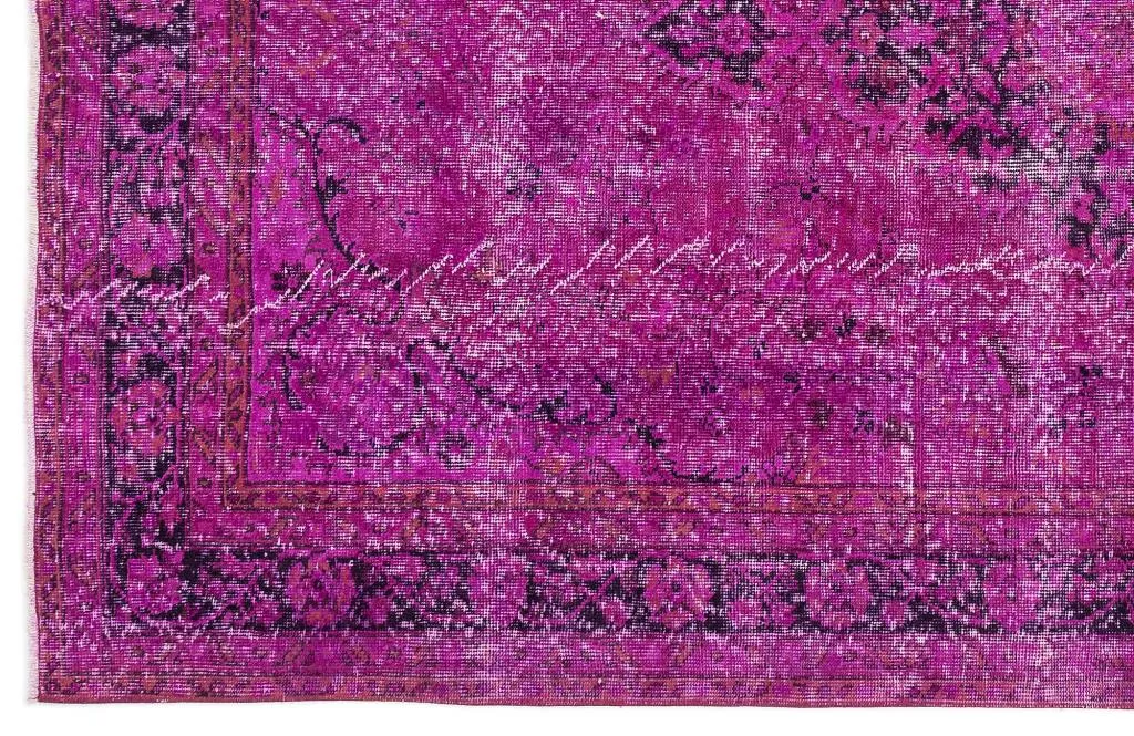 Apex Vintage Halı Fuşya 10888 - görsel 4