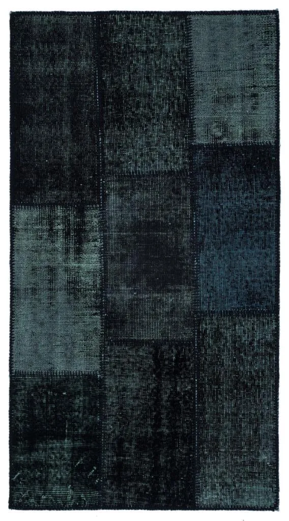 Apex Patchwork Halı Siyah 25885 - görsel 1
