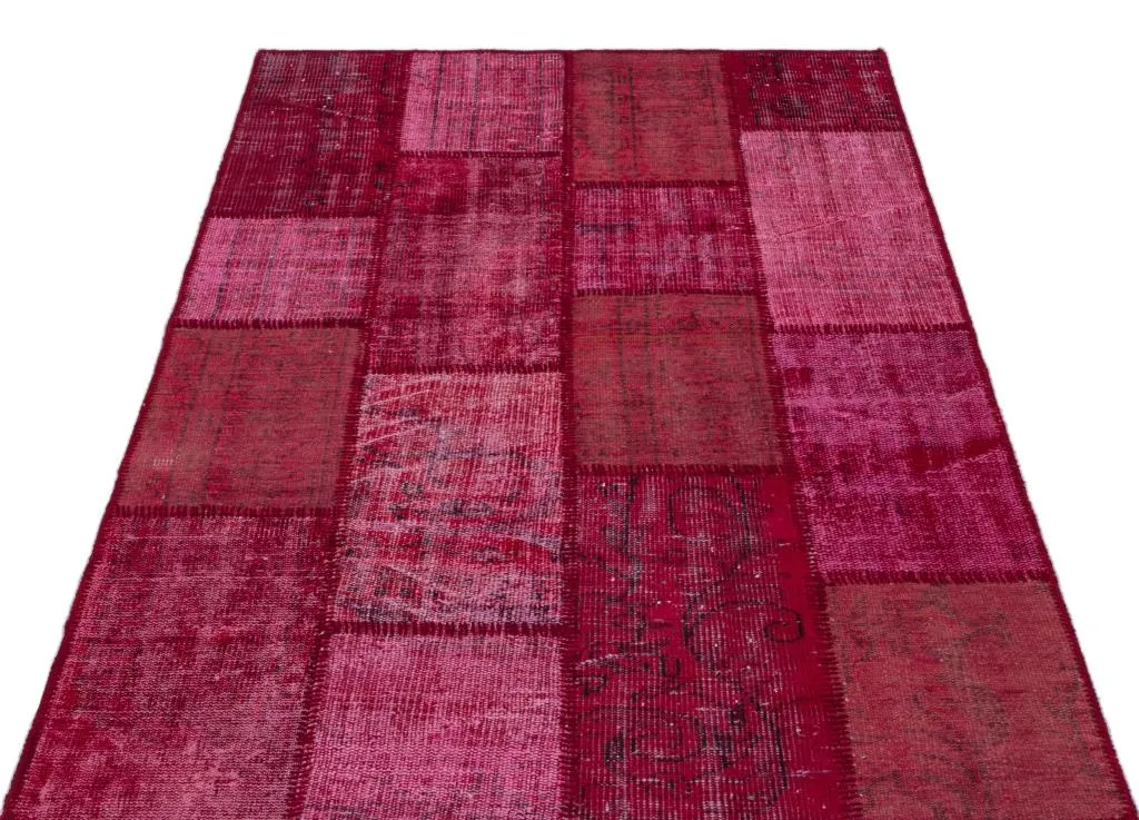 Apex Patchwork Halı Kırmızı 26633 - görsel 3