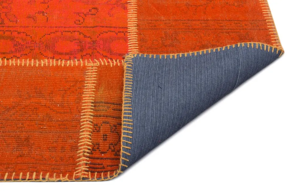 Apex Patchwork Halı Turuncu 22276 - görsel 2
