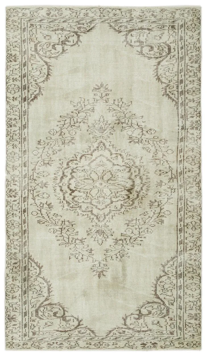 Apex Vintage Halı Bej 17388 - görsel 1