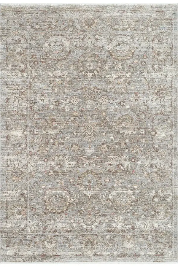 Ashen Vintage Desenli Modern Klasik Salon Halısı