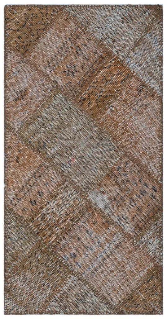 Apex Patchwork Halı Kahve 21319 - görsel 1