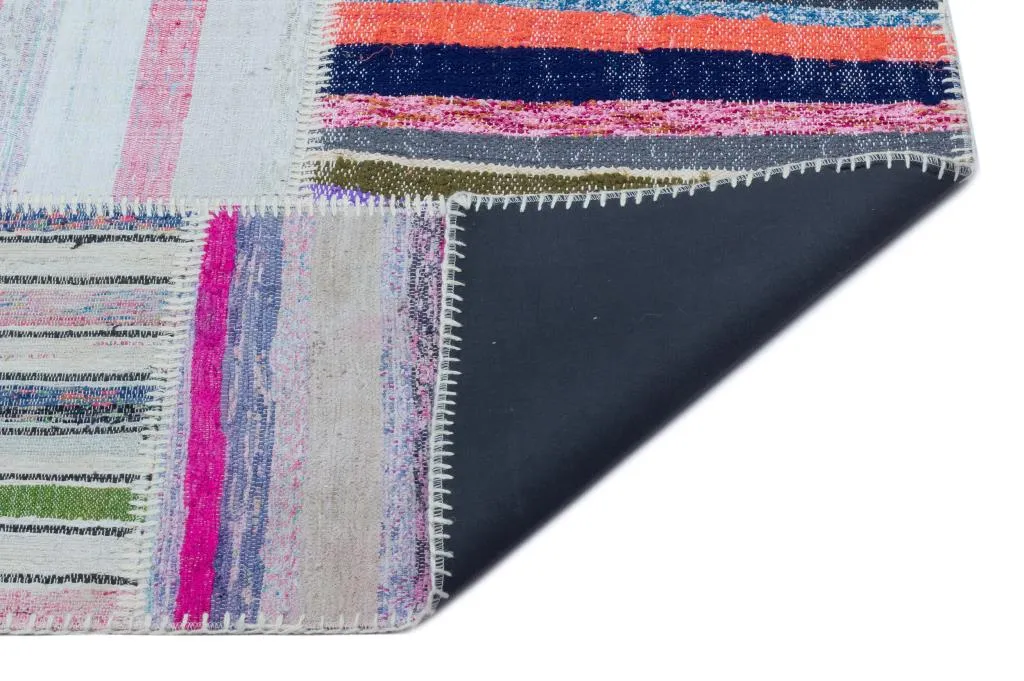 Apex Kilim Patchwork Unique Striped 25493 - görsel 2