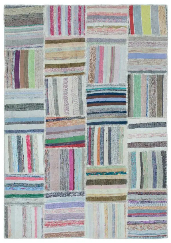Apex Kilim Patchwork Unique Striped 22511