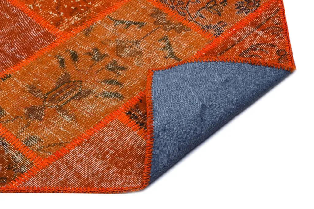 Apex Patchwork Halı Turuncu 26107 - görsel 2