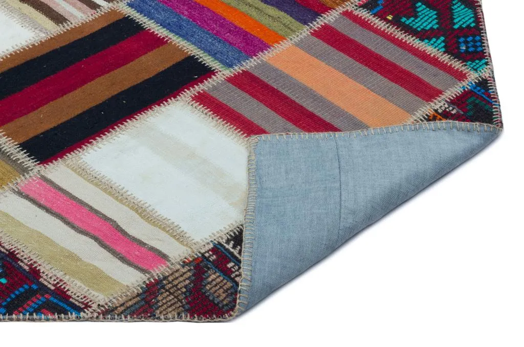 Apex Kilim Patchwork Unique Naturel 25307 - görsel 2