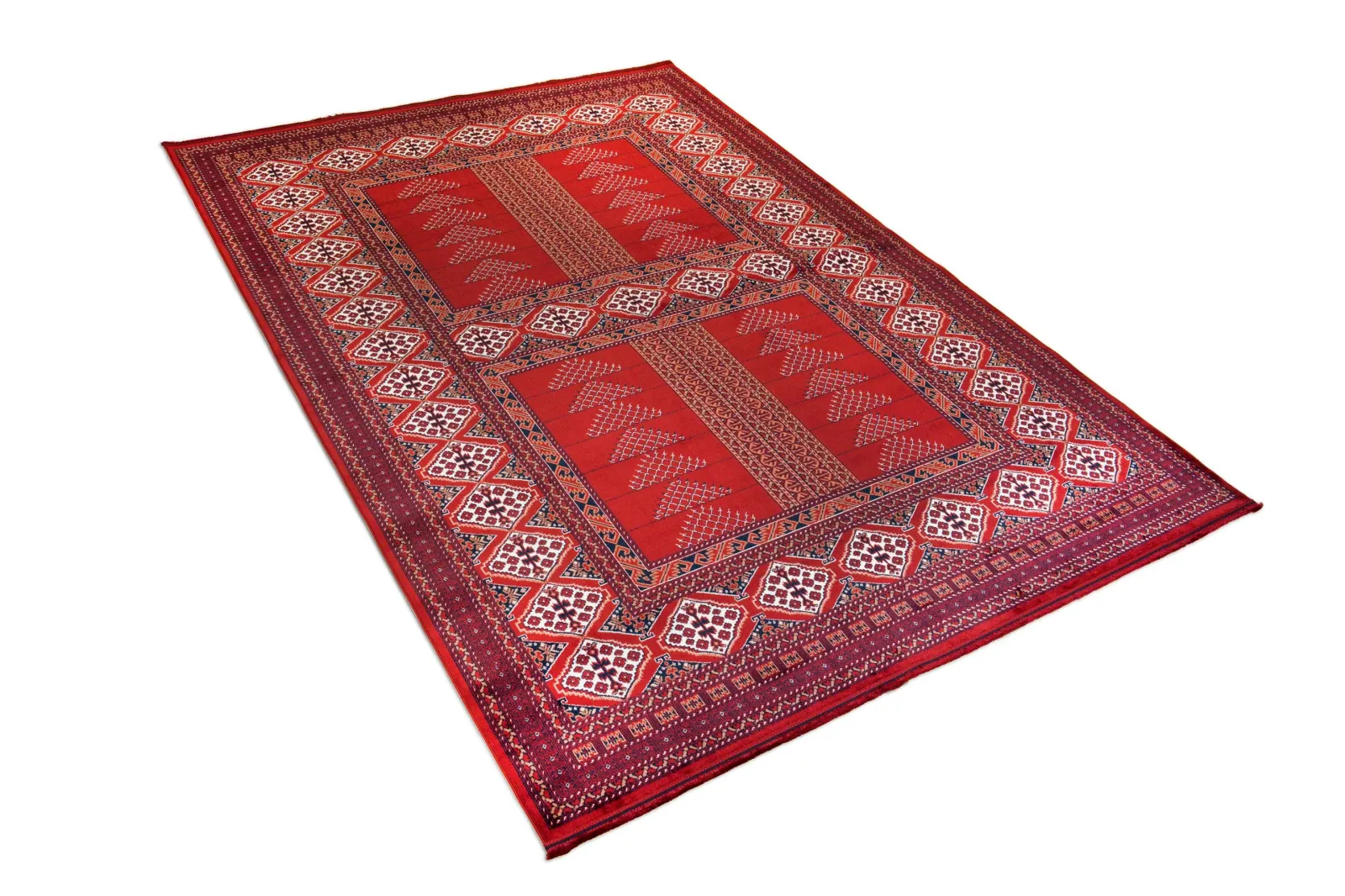 Quka Afgan 110 Bordo Halı - görsel 1