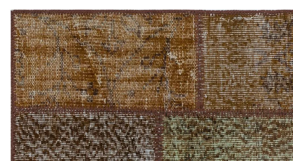 Apex Patchwork Halı Kahve 26108 - görsel 5