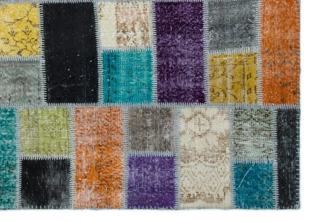 Apex Patchwork Unique Multi Naturel 20561 - görsel 5