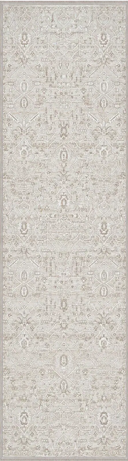 Romans Vizyon 3511 Bej Vintage Desenli Akrilik Yolluk Halısı