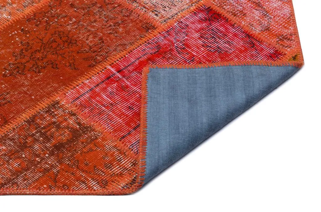 Apex Patchwork Halı Kırmızı 26707 - görsel 2