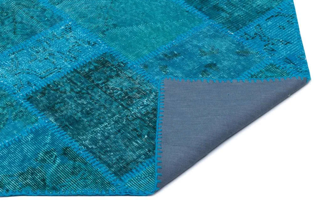 Apex Patchwork Halı Turkuaz 25075 - görsel 2