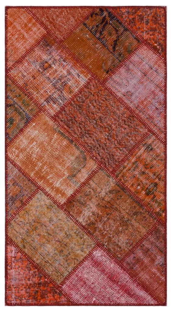 Apex Patchwork Halı Kırmızı 26734 - görsel 1