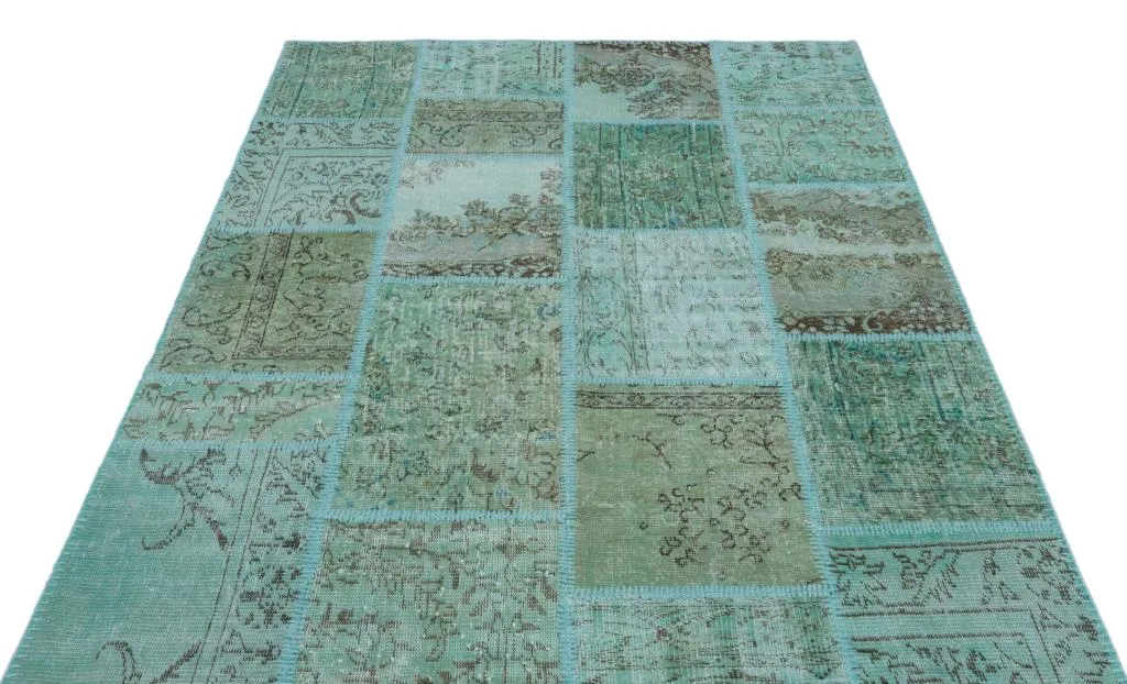 Apex Patchwork Unique Turkuaz 25015 - görsel 3