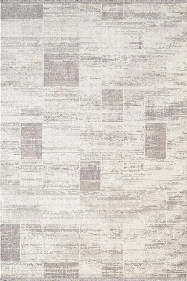 Saten Armony AR016G Beyaz Kesme Halı