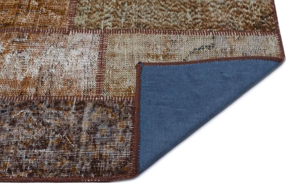 Apex Patchwork Halı Kahve 26137 - görsel 2
