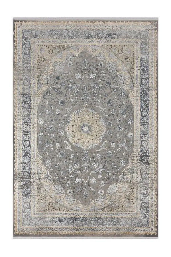 Craft Gri ve Krem Salon Halısı M642B