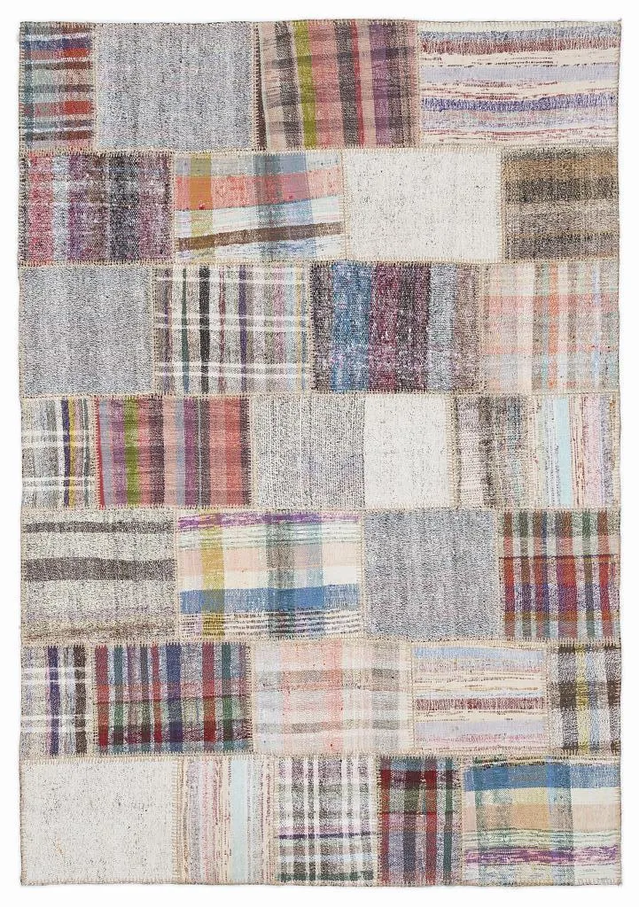 Apex Kilim Patchwork Unique Striped 1010 - görsel 1
