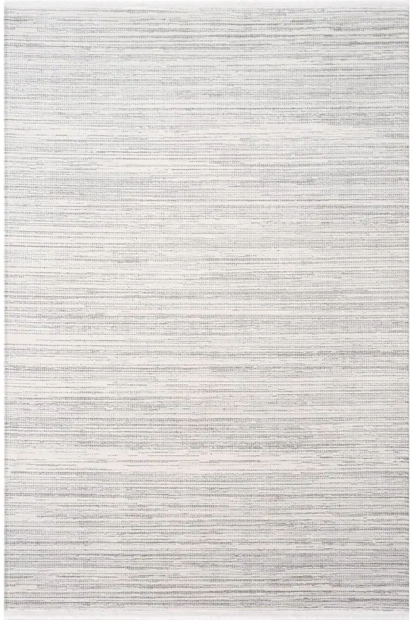 Koza Loren Krem Gri Uzun Havlı Salon Halısı A5401D