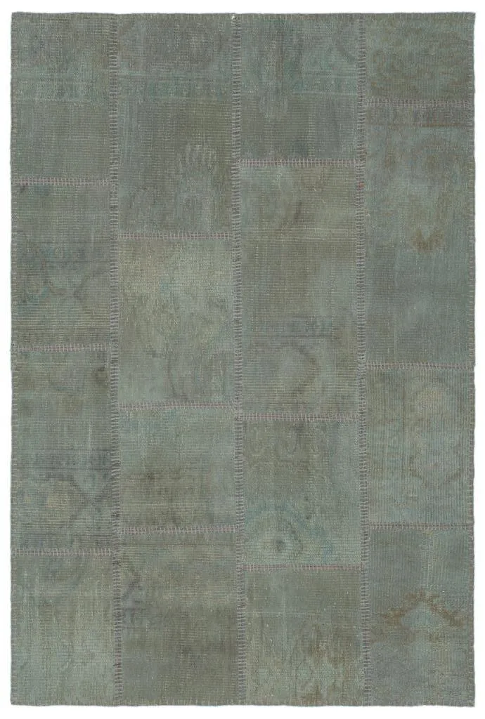 Apex Patchwork Halı Gri 22208 - görsel 1