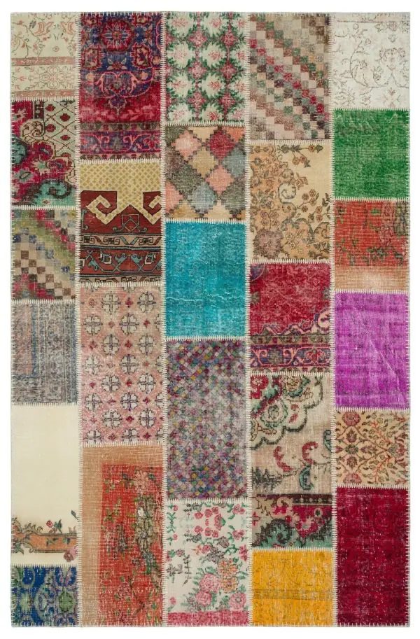 Apex Patchwork Unique Multi Naturel 20458