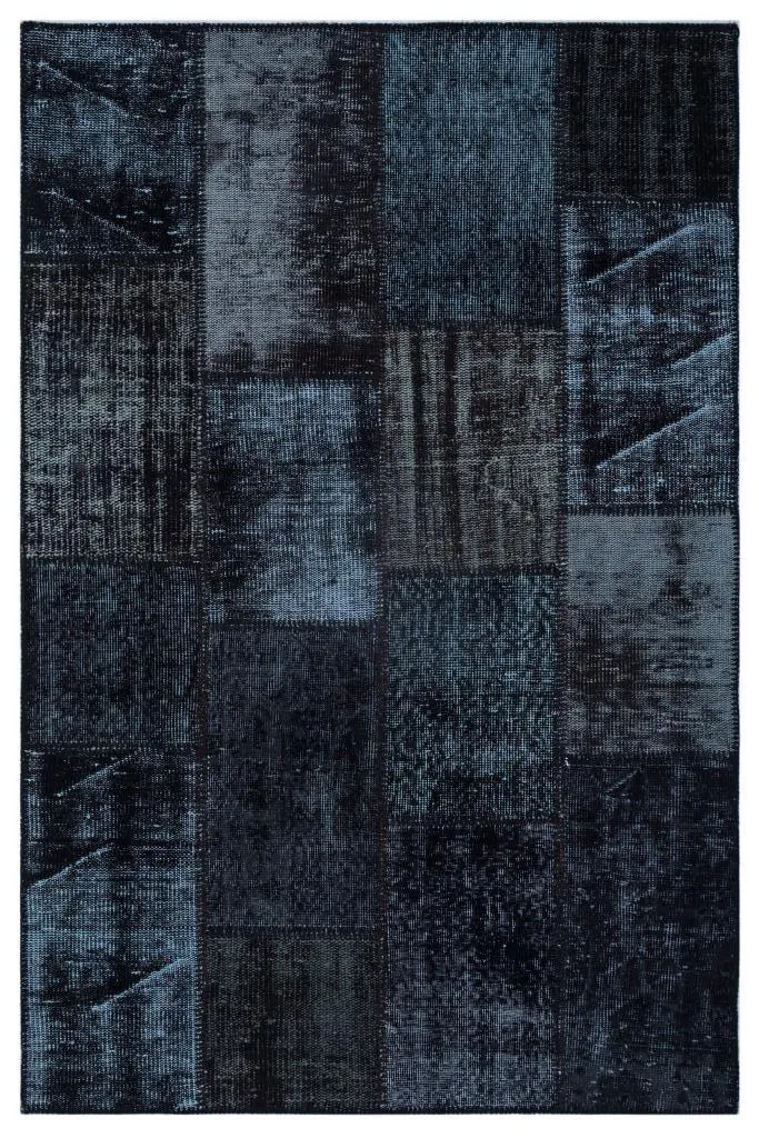 Apex Patchwork Halı Siyah 26271 - görsel 1
