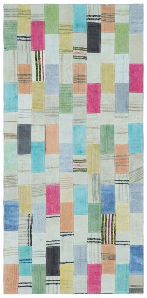Apex Kilim Patchwork Unique Colours 25298 - görsel 1