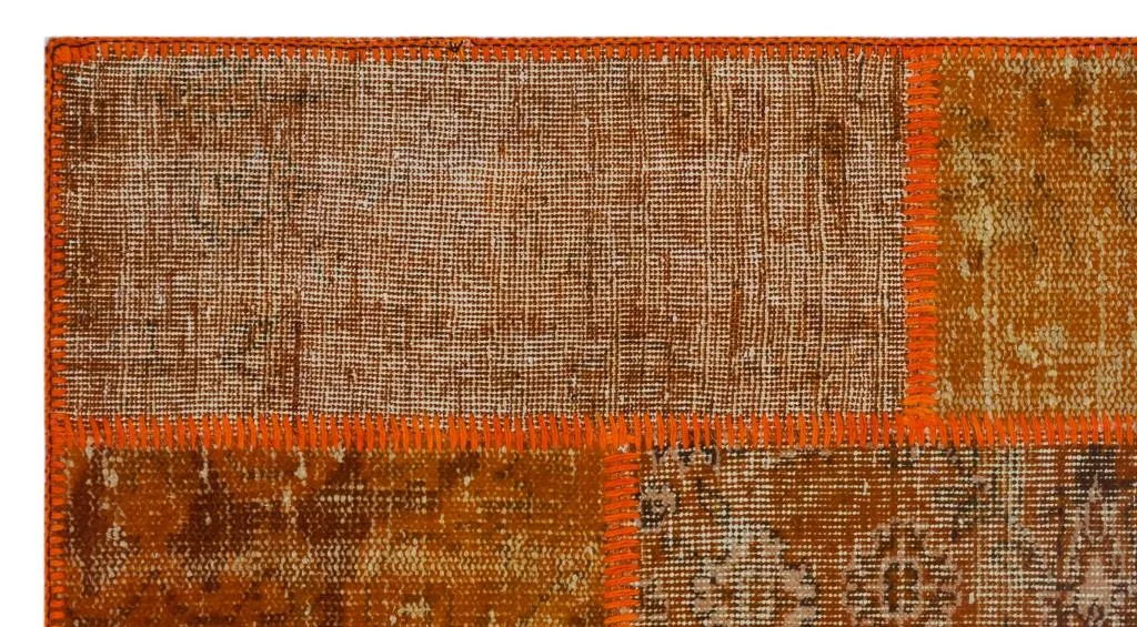Apex Patchwork Halı Turuncu 26032 - görsel 5